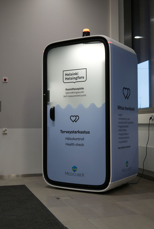 芬蘭自助醫療檢測站MedicubeX (圖)