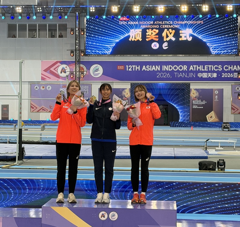 亞洲室內田徑賽　張博雅跨欄破全國摘金 (圖)