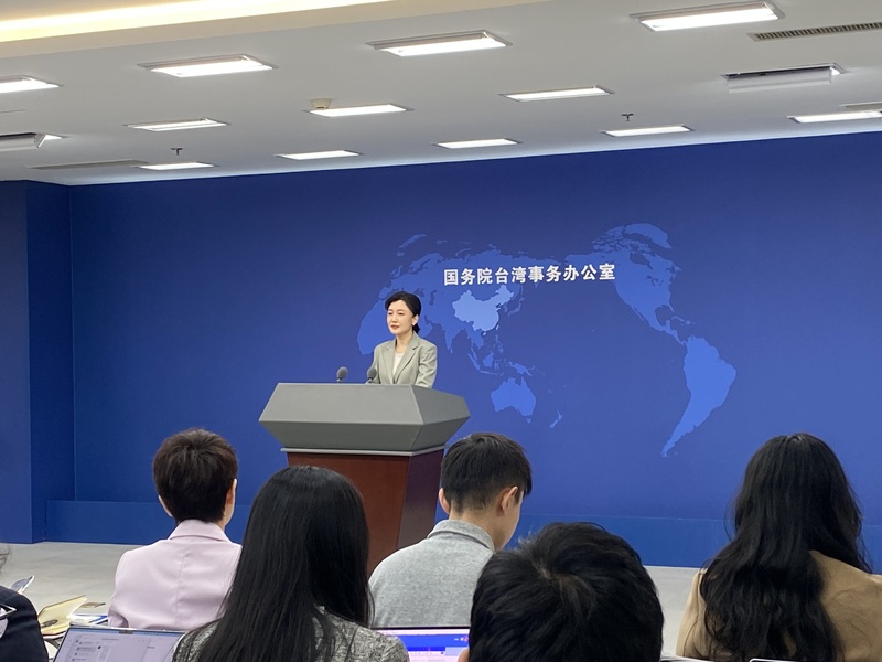 中國大陸國台辦發言人張晗 (圖)