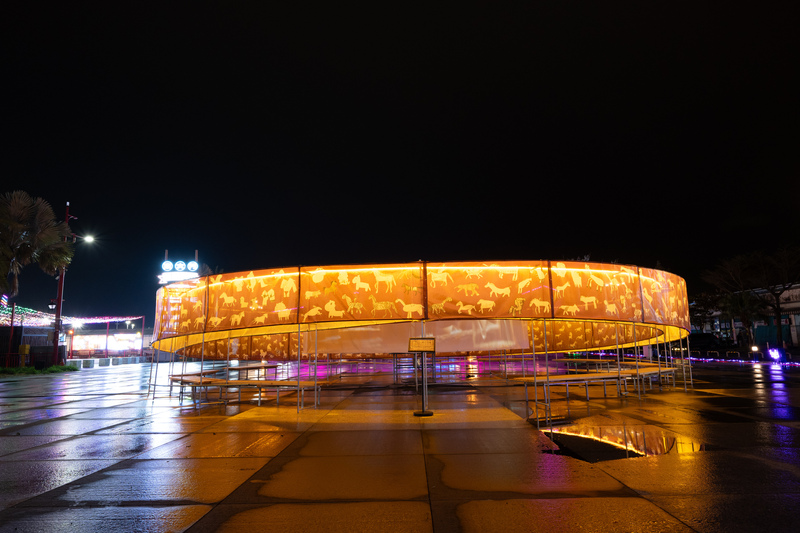 花蓮太平洋燈會開幕　在地共創作品「呼吸」 (圖)