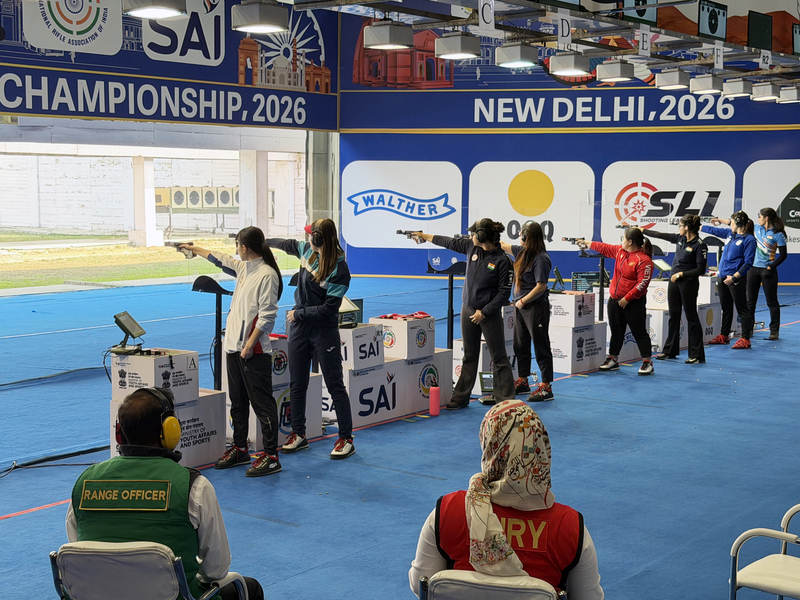 射擊亞錦賽　田家榛、陳俞如分獲第5、6名 (圖)