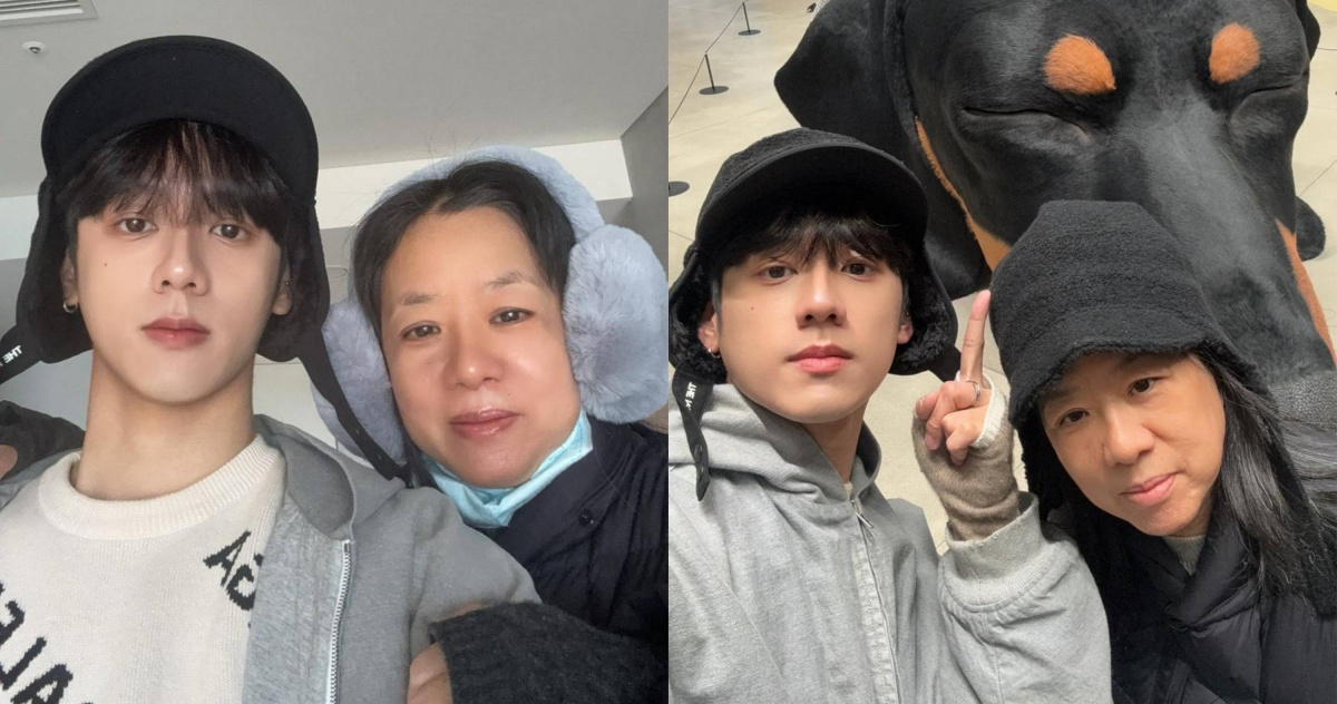 初三驚喜／洪暐哲帶媽媽遊韓國　穿女裝路人狂讚：好漂亮