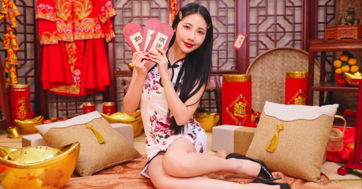 中職／樂天女孩彭彭甜美拜年 笑喊想當花蓮觀光大使