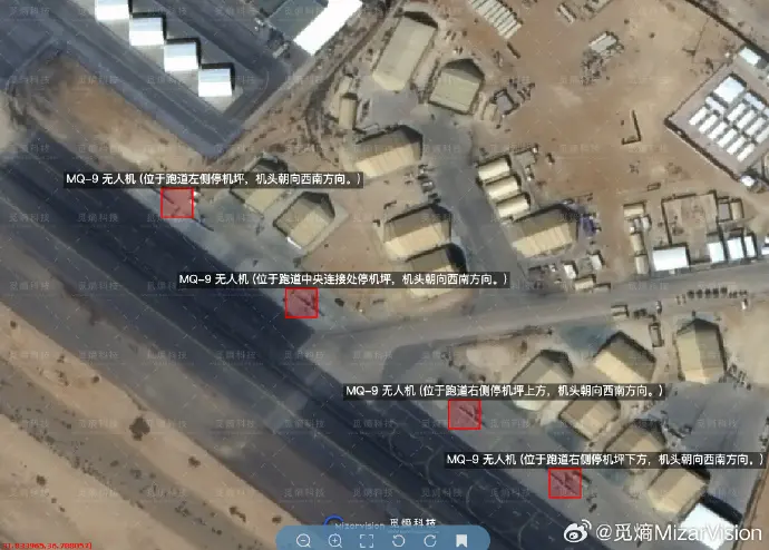 中國商用衛星曝美軍部署！11架F-22被看光